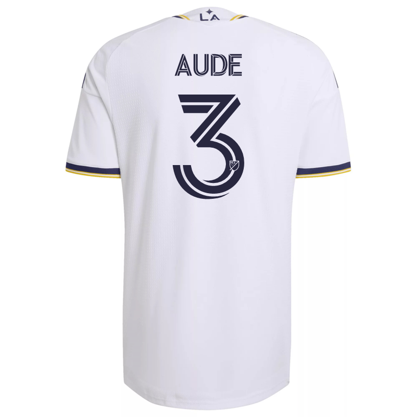adidas Men's Aude LA Galaxy Authentic Match Home Jersey 26/27 (White)