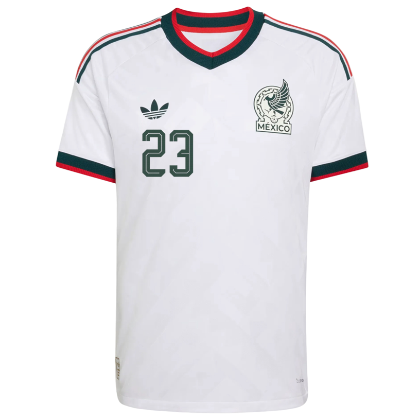 adidas Men's Mexico Gallardo Authentic Match Away Jersey 2026 (White)