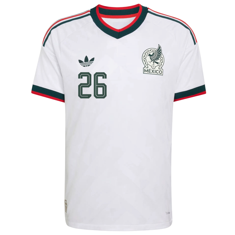 adidas Men's Mexico Armando Gonzalez Authentic Match Away Jersey 2026 (White) | SoccerWearhouse