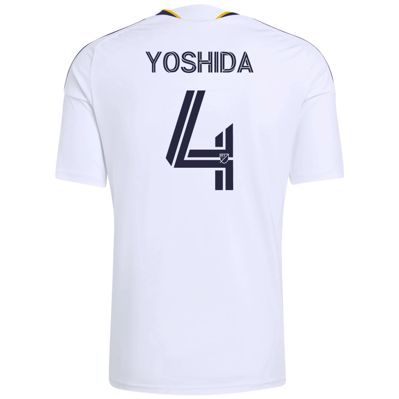adidas Men's Yoshida LA Galaxy Home Replica Jersey 26/27 (White)
