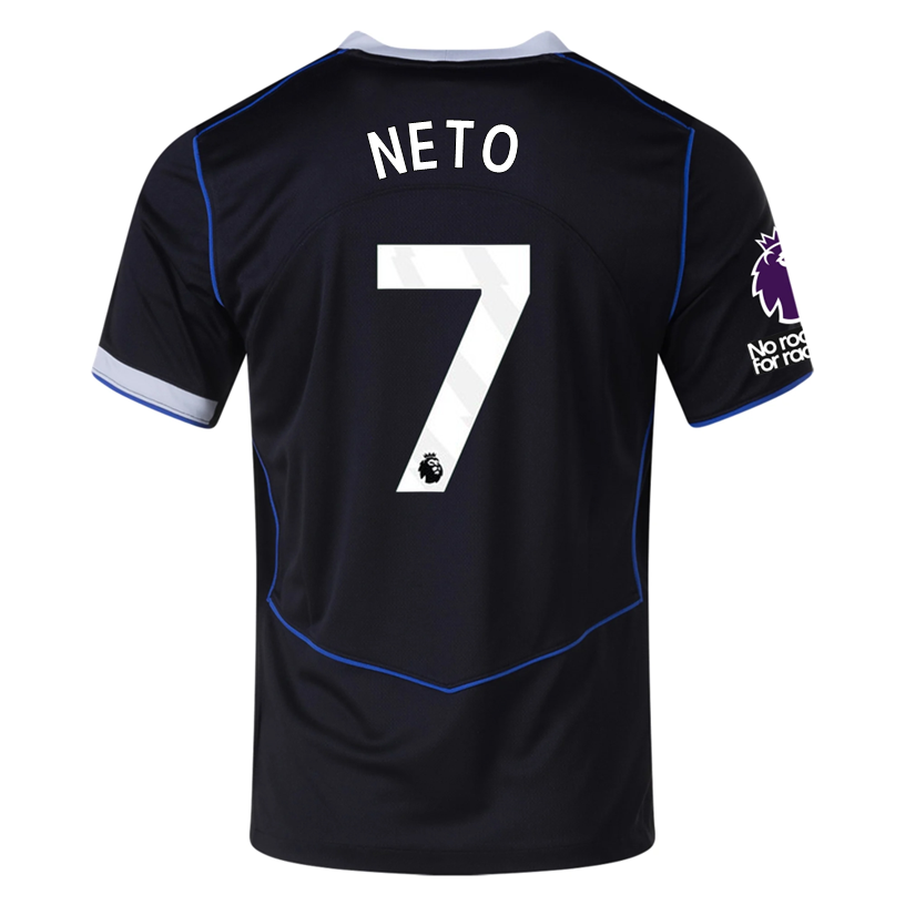 Nike Neto Chelsea T90 Third Jersey w/ EPL + NRFR + CWCC