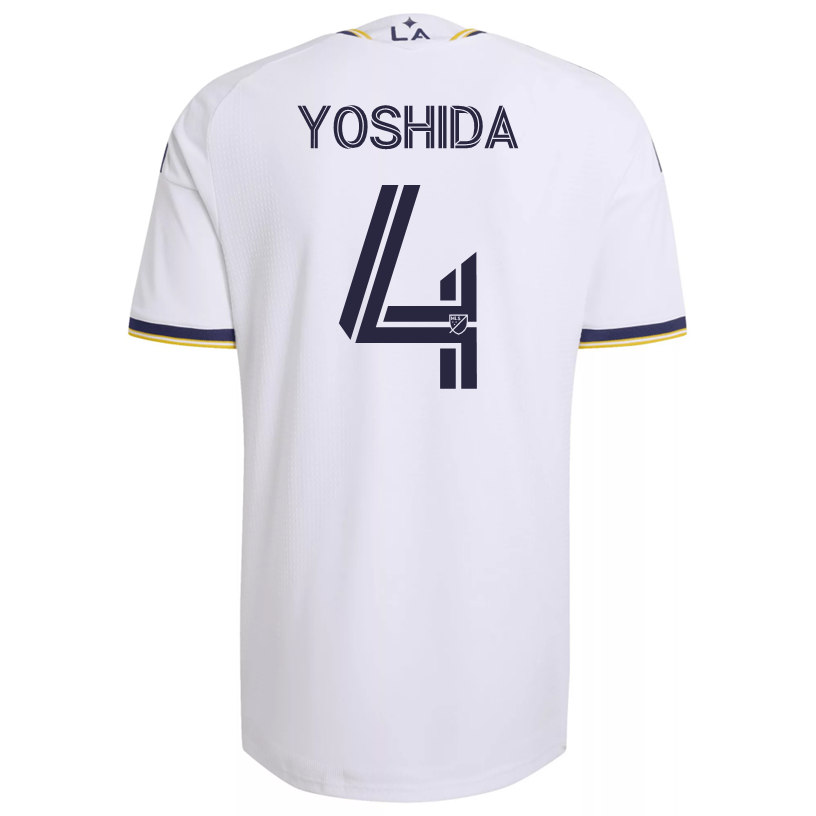 adidas Men's Yoshida LA Galaxy Authentic Match Home Jersey 26/27 (White)