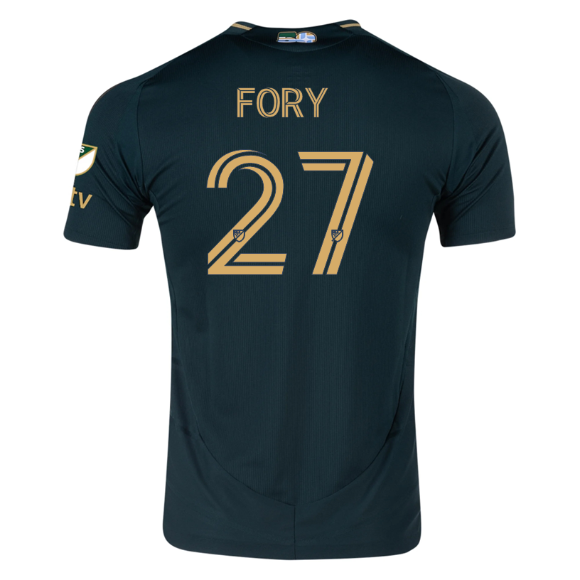 adidas Jimer Fory Portland Timbers Authentic Home Jersey w/ MLS & Apple Patch 25/26 (Green/Gold)