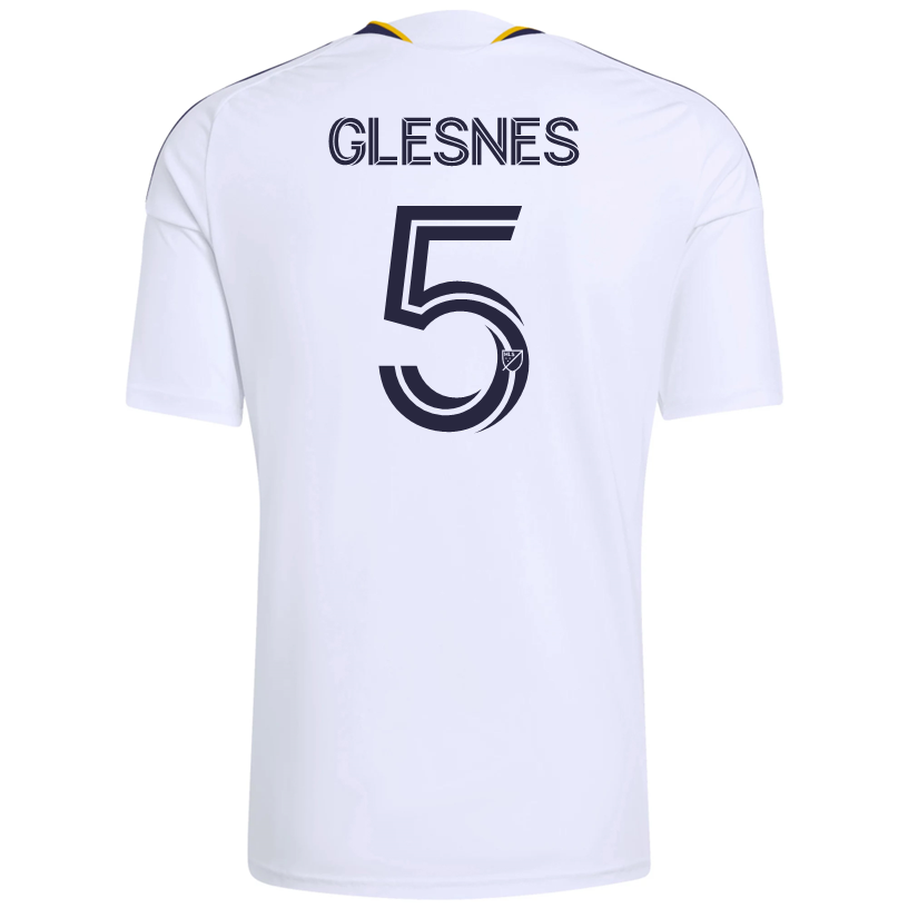 adidas Men's Glesnes LA Galaxy Home Replica Jersey 26/27 (White)