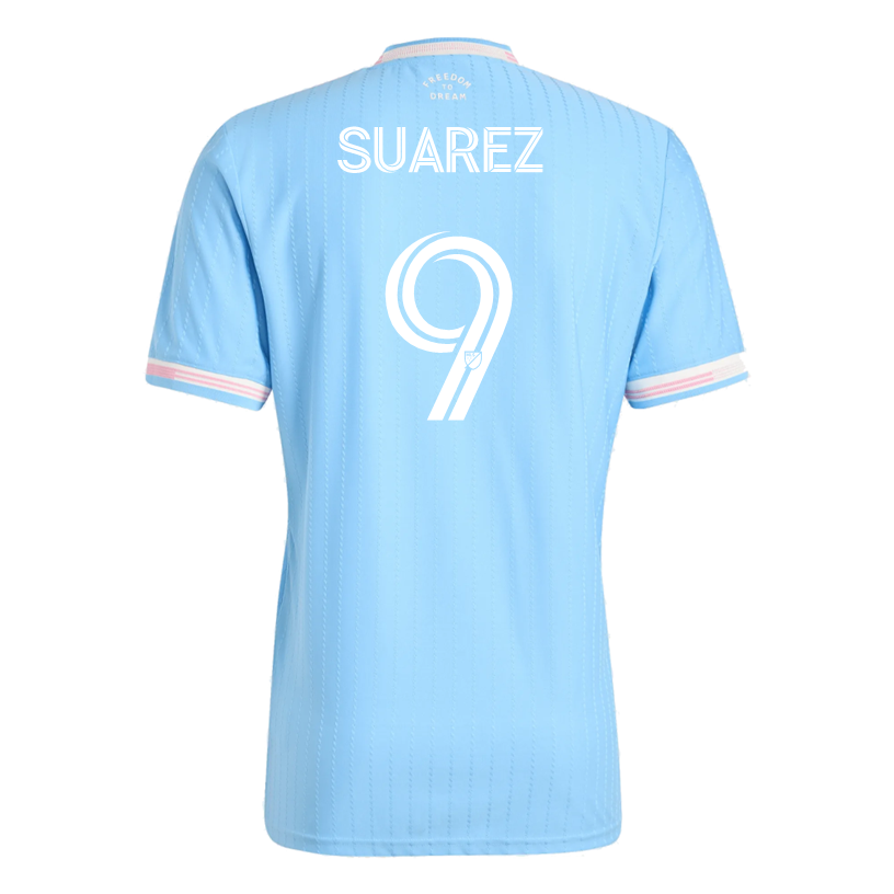 adidas Suarez Inter Miami Authentic Third Jersey 25/26 (Blue/Pink)