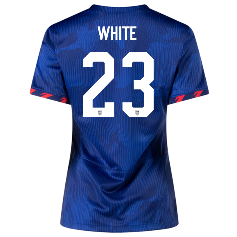 Nike Womens United States Brian White Away Jersey 23/24 (Hyper Royal/Loyal Blue)