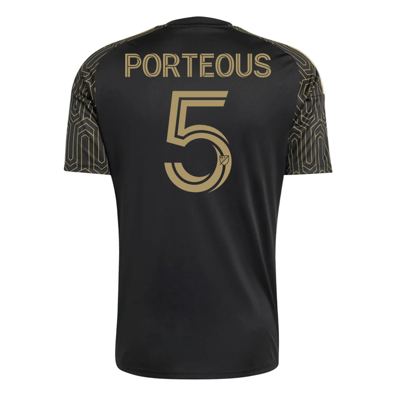 adidas Men's Porteous LAFC Replica Home Jersey 26/27 (Black/Gold)