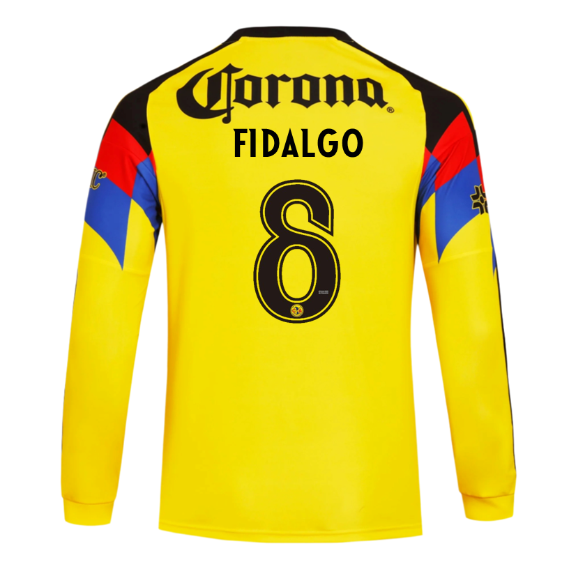 adidas Fidalgo Club América 25/26 Long Sleeve Home Jersey (Yellow)