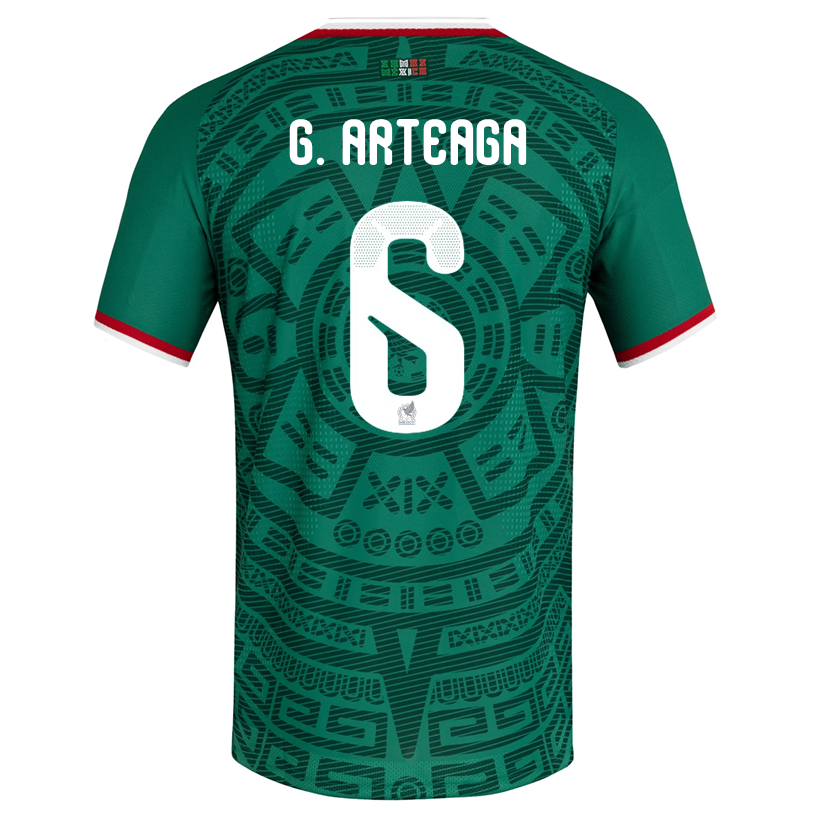 adidas Men&#39;s G. Arteaga Mexico Authentic Home 2026 World Cup Jersey (Bold Green)