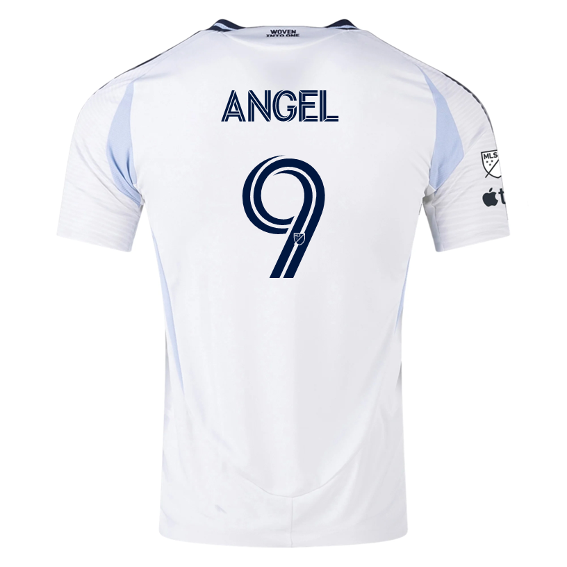 adidas San Diego FC Authentic Tomás Ángel Away Jersey 25/26 w/ MLS &amp; Apple Patch (White)