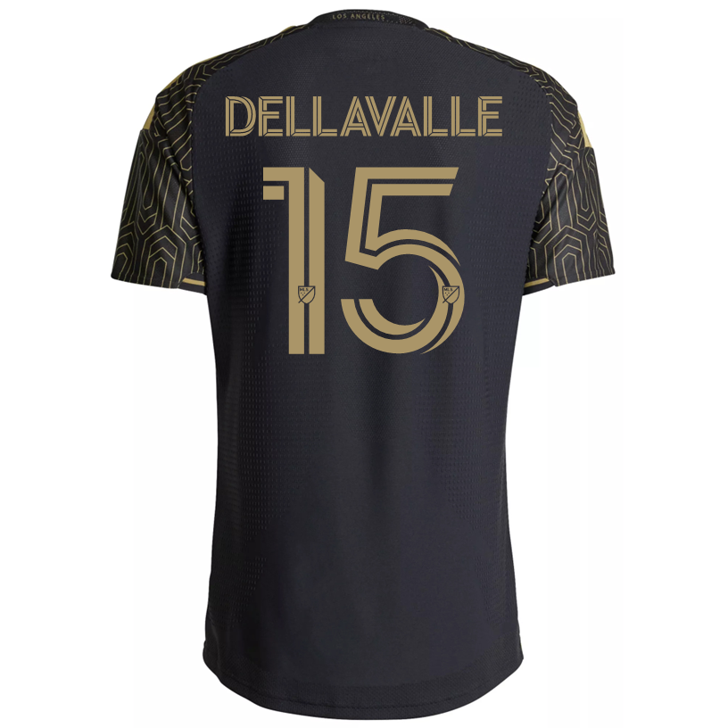 adidas Men's Dellavalle LAFC Authentic Match Home Jersey 26/27 (Black/Gold)