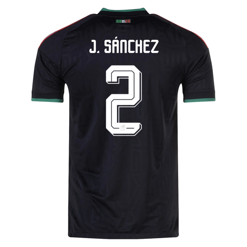 adidas Men's Mexico J. Sanchez Authentic Match Third Jersey 2026 (Black)