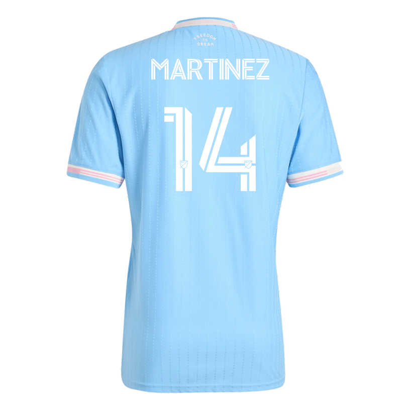 adidas Martinez Inter Miami Authentic Third Jersey 25/26 (Blue/Pink)