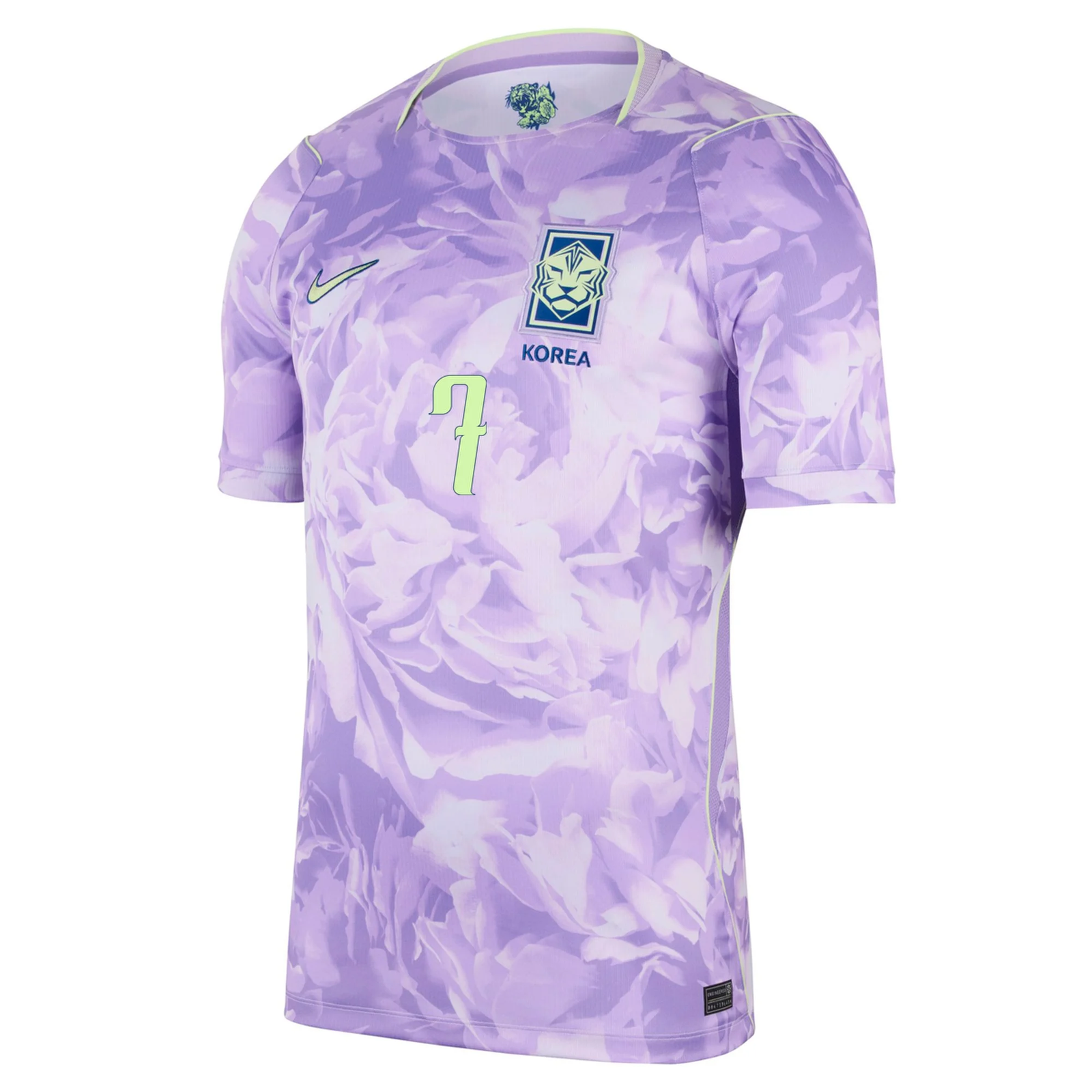 Nike Mens South Korea Son Huengmin Away Jersey 2026 (Space Purple/Liquid Lime)