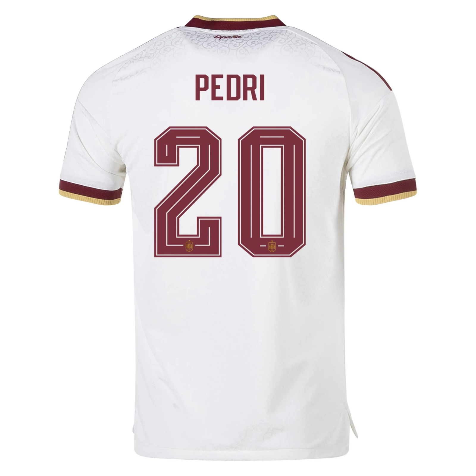 adidas Men's Spain Authentic Pedri Away Jersey 2026 (White)