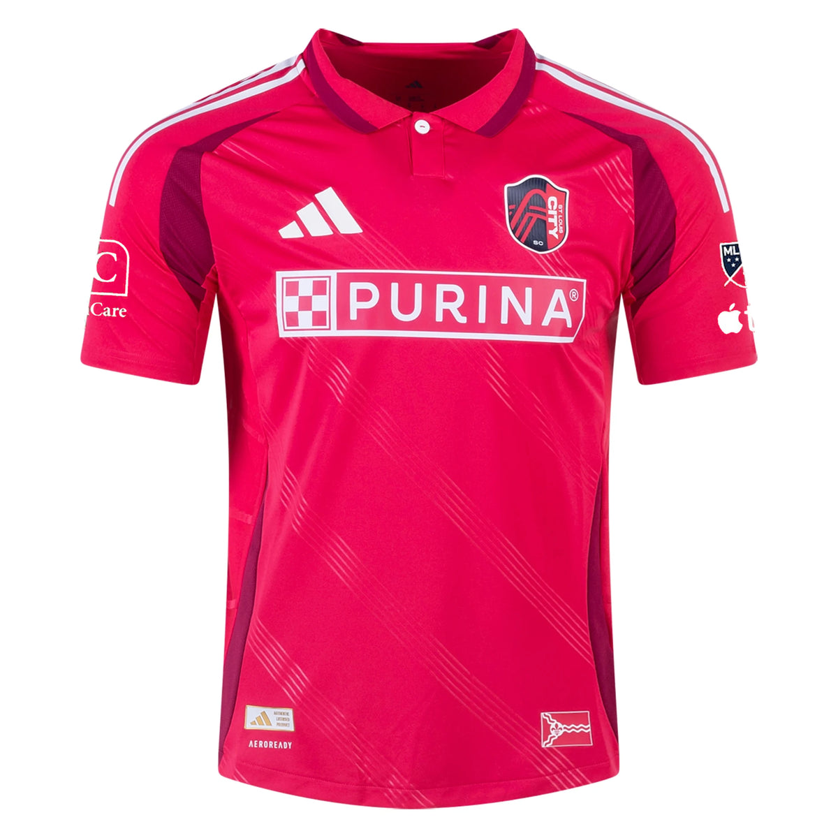 adidas Eduard Löwen St. Louis FC Authentic Home Jersey 25/26 (Power Pink)