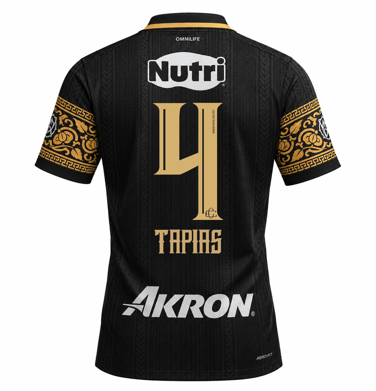 Nike Men's Chivas Guadalajara Miguel Tapias Match Authentic Third Jersey 26/27 (Black/Truly Gold)