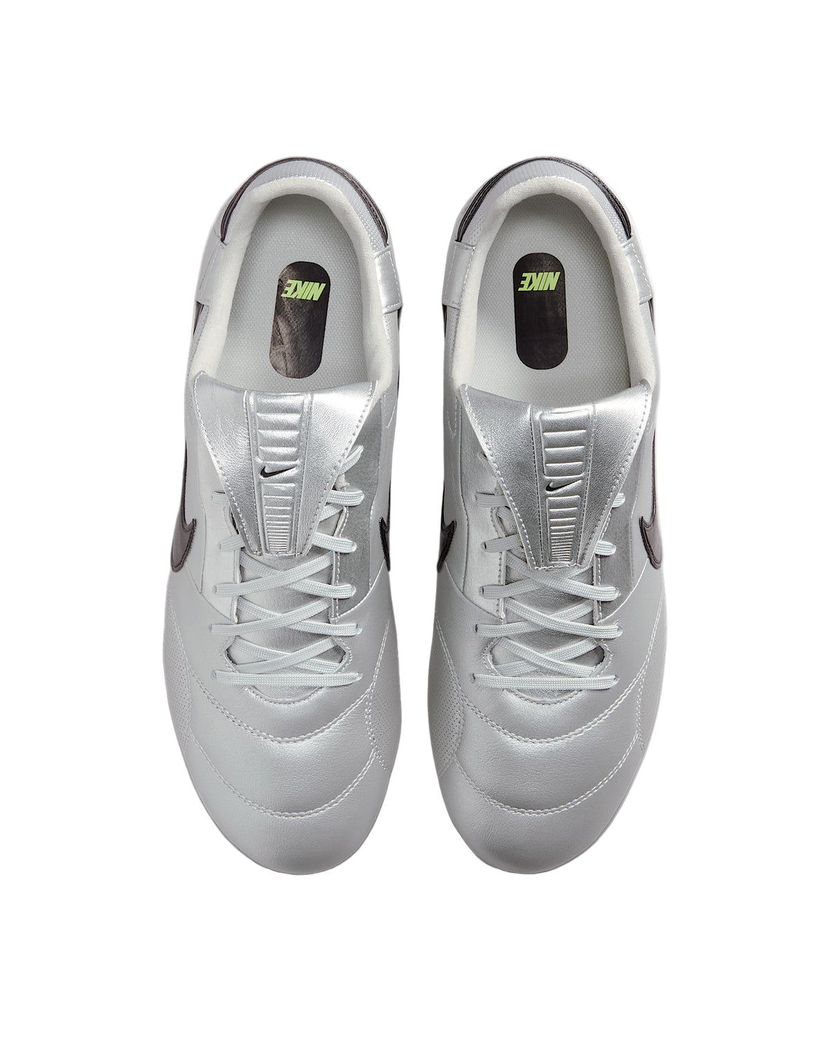 Nike Premier III Firm Ground Soccer Cleats (Metallic Silver/Black Volt)