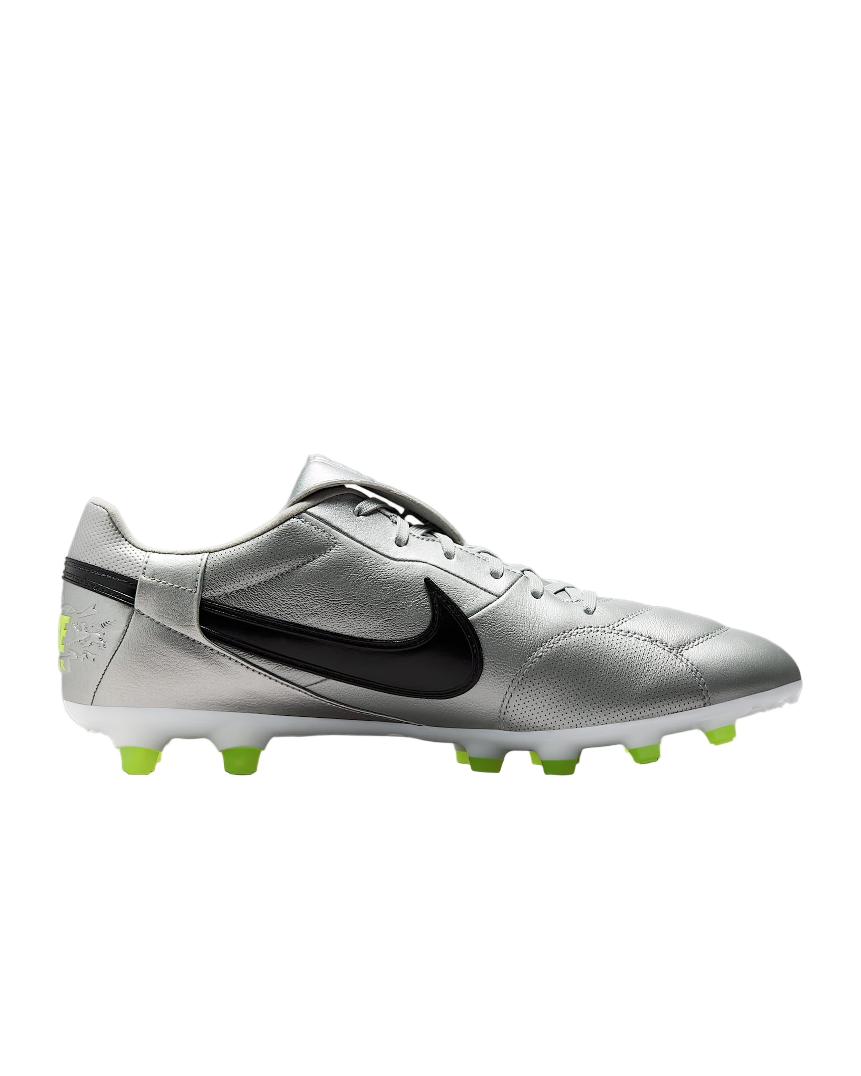 Nike Premier III Firm Ground Soccer Cleats (Metallic Silver