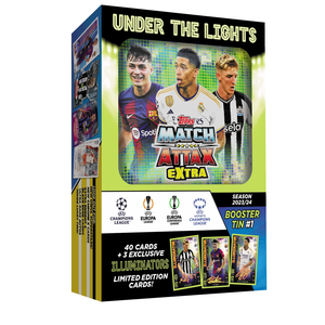 Topps Match Attax Under The Lights Booster Tin #1 + 3 Limited Edition Cards