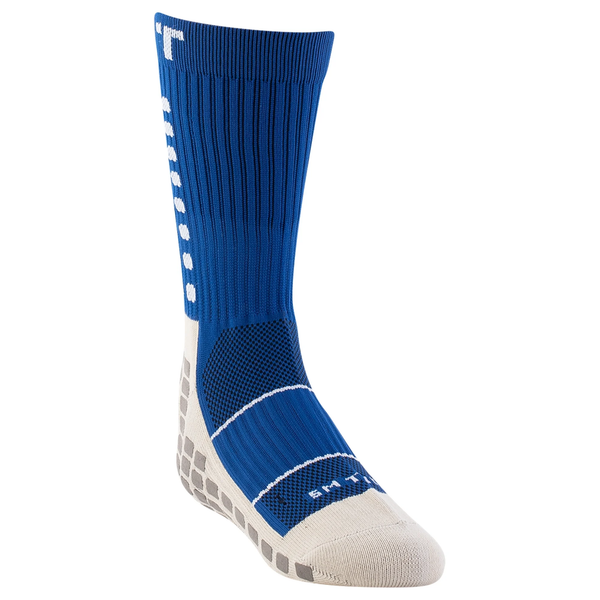 TRUsox 3.0 Mid-Calf Crew Grip Socks (Royal Blue) - Soccer Wearhouse