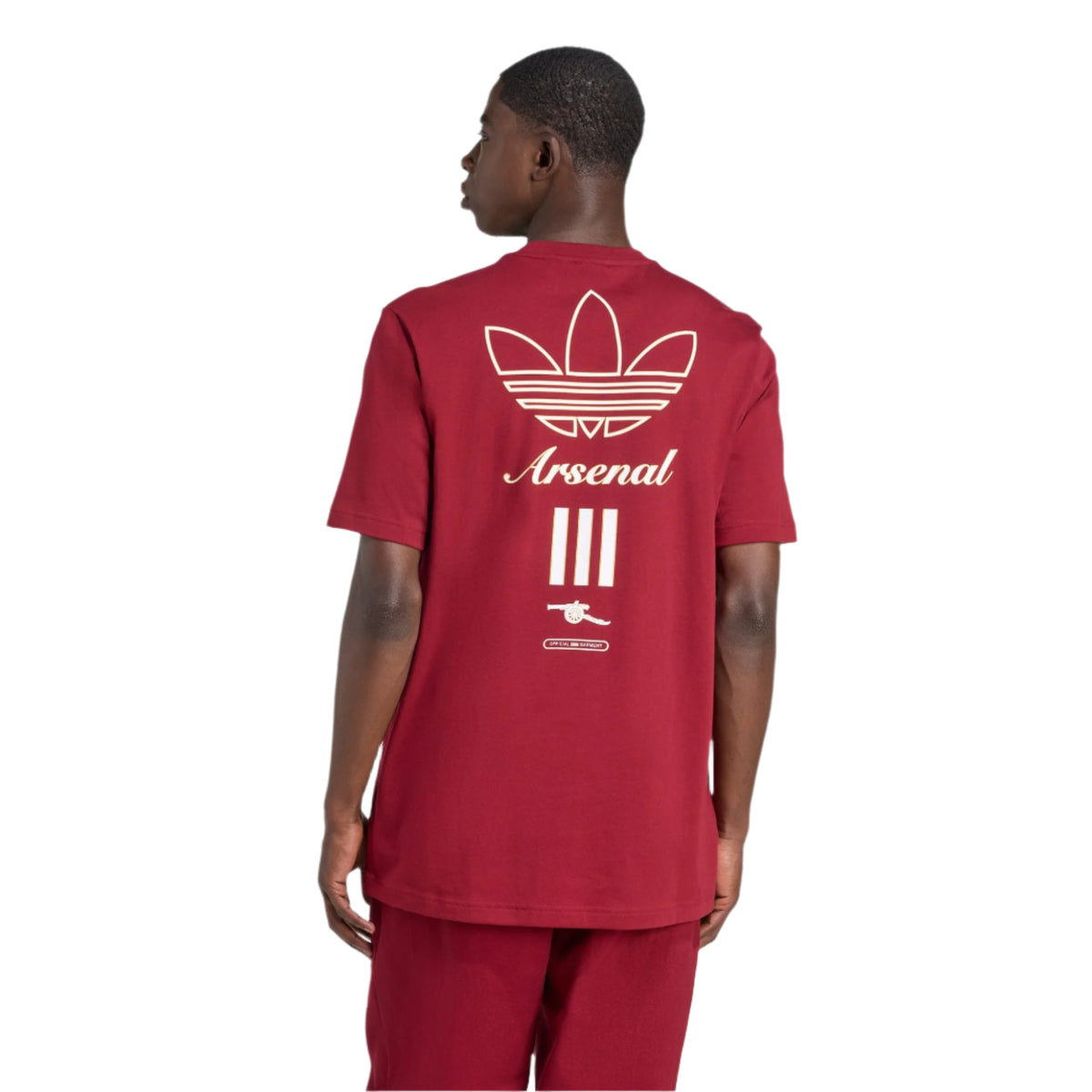 adidas Arsenal FC Icon Graphic T-Shirt (Burgundy)