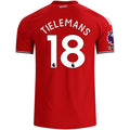 adidas Manchester United Authentic Youri Tielemans Home Jersey w/ EPL + No Room For Racism Patches 26/27 (Red)