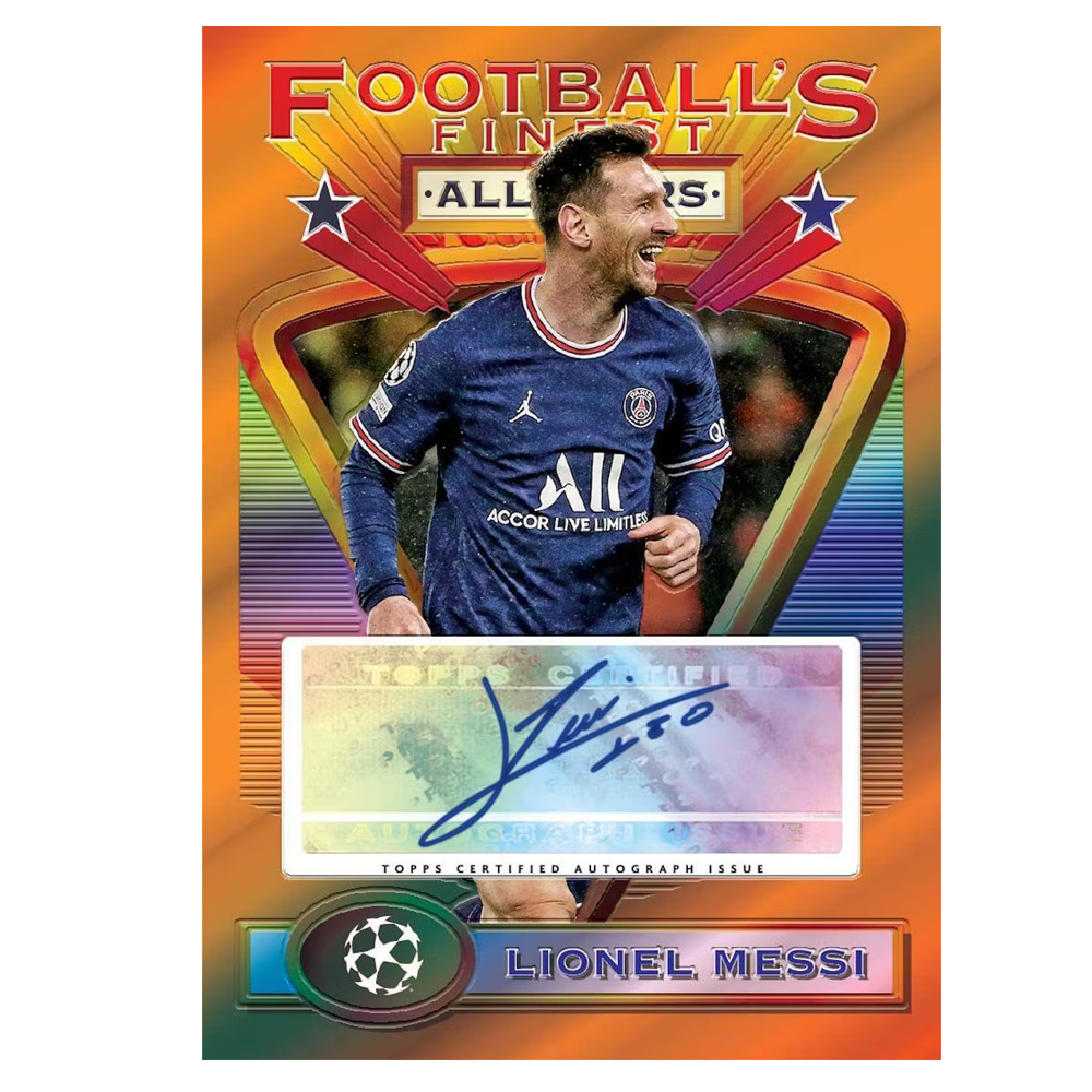 Topps 21/22 UEFA Champions League Football’s Finest Trading Card Pack (5 Cards)