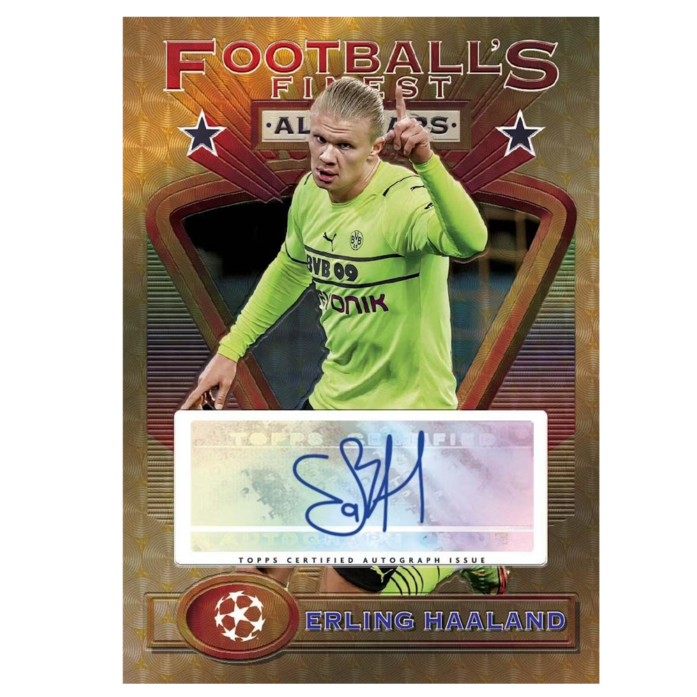 Topps 21/22 UEFA Champions League Football’s Finest Trading Card Pack (5 Cards)
