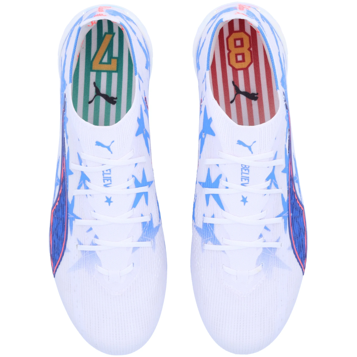 Puma Ultra 6 Ultimate KidSuper x CP FG Soccer Cleats (Puma White/Pink Lilac)