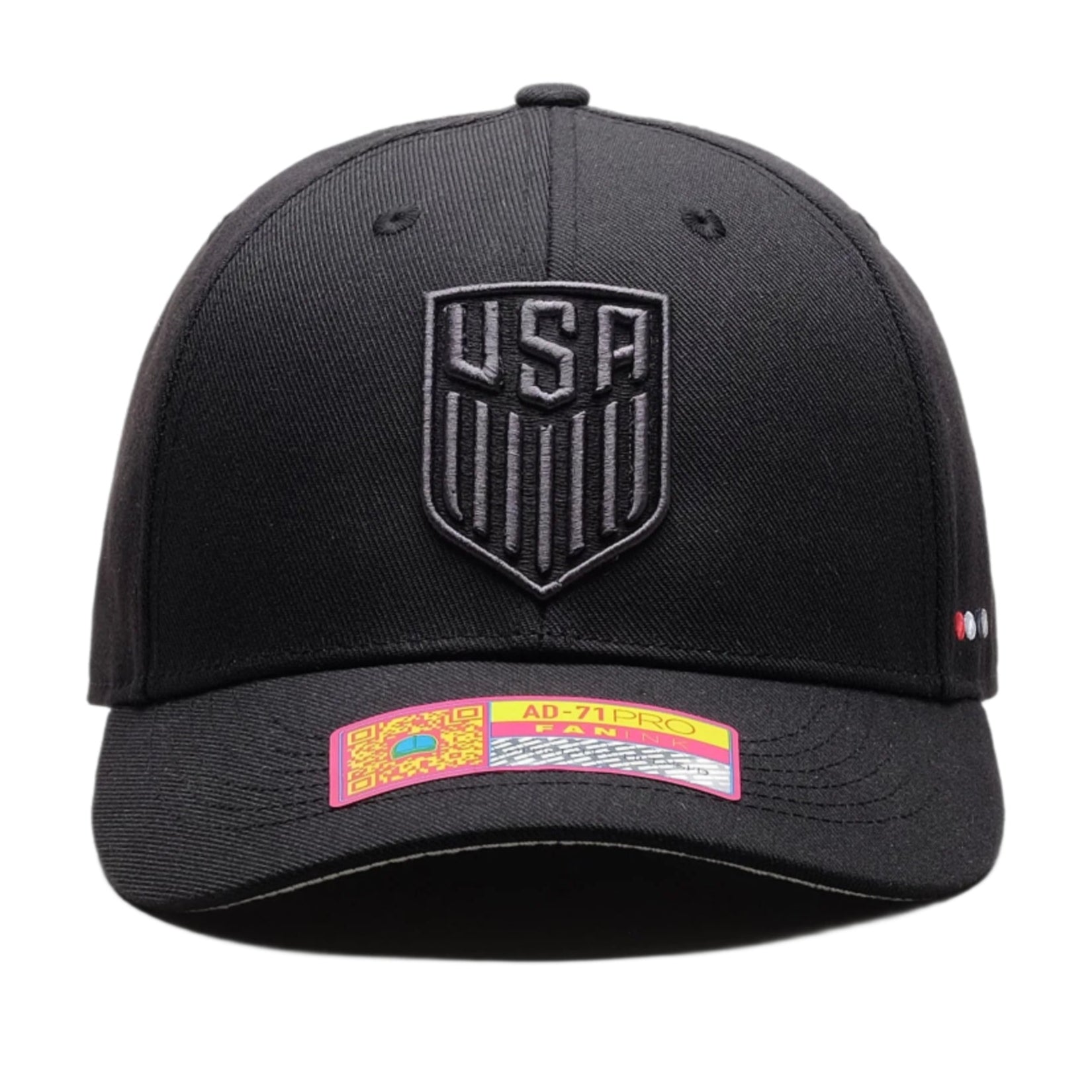 Fan Ink US Soccer Dusk Adjustable Adjustable Hat (Black)