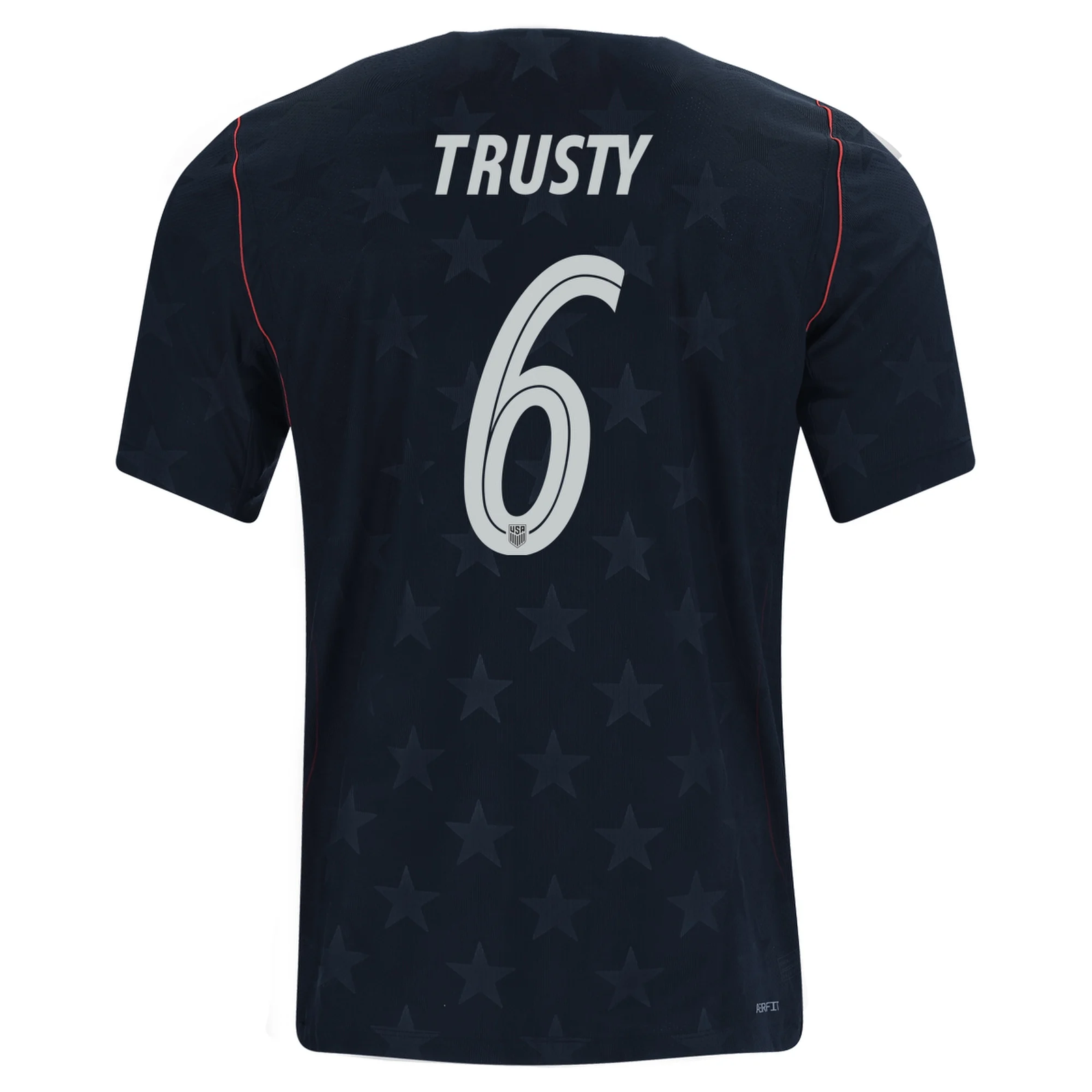 Nike Mens Musah United States Auston Trusty Away Stadium Jersey 2026 (Dark Obsidian/Pure Platinum)