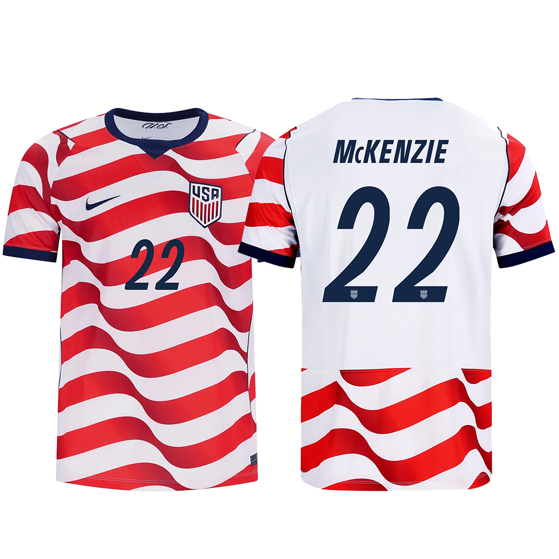 Nike Mens United States Mark McKenzie Stadium Home Jersey 2026 (Sail/Midnight Navy)