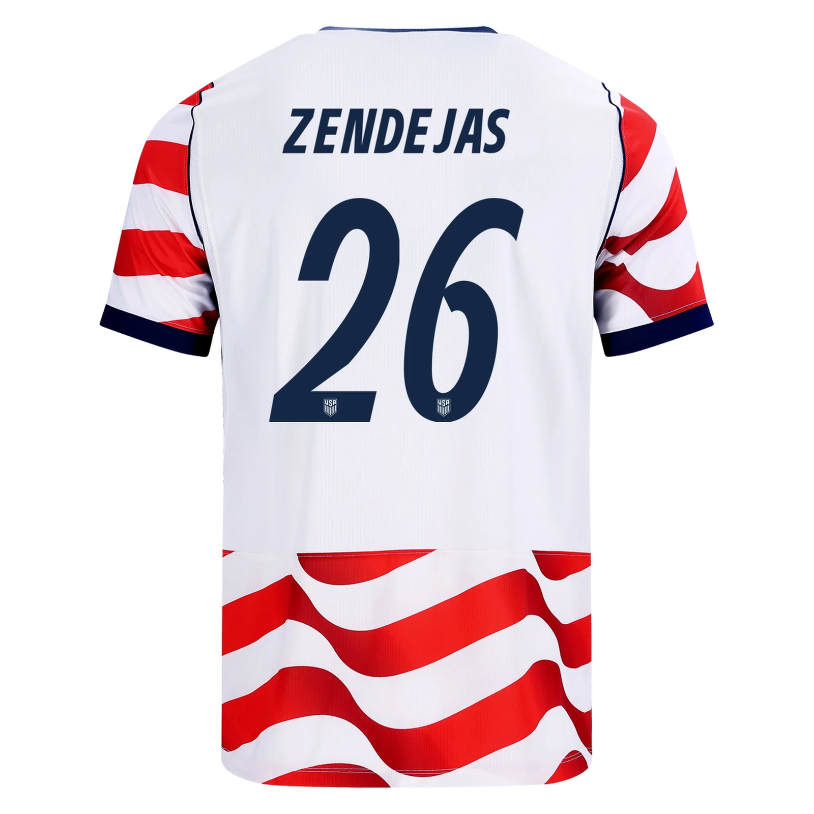 Nike Mens United States Alejandro Zendejas Stadium Home Jersey 2026 (Sail/Midnight Navy)