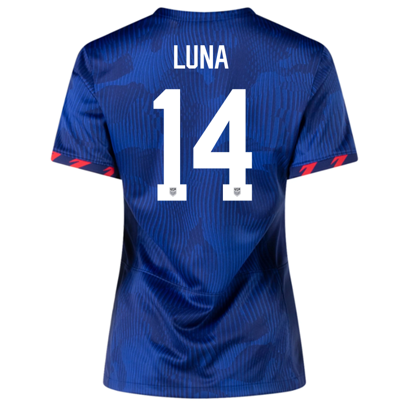 Nike Womens United States Diego Luna Away Jersey 23/24 (Hyper Royal/Loyal Blue)