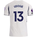 Nike Mens Tottenham Hotspur Destiny Udogie Home Jersey w/ EPL + No Room For Racism 26/27 (White)