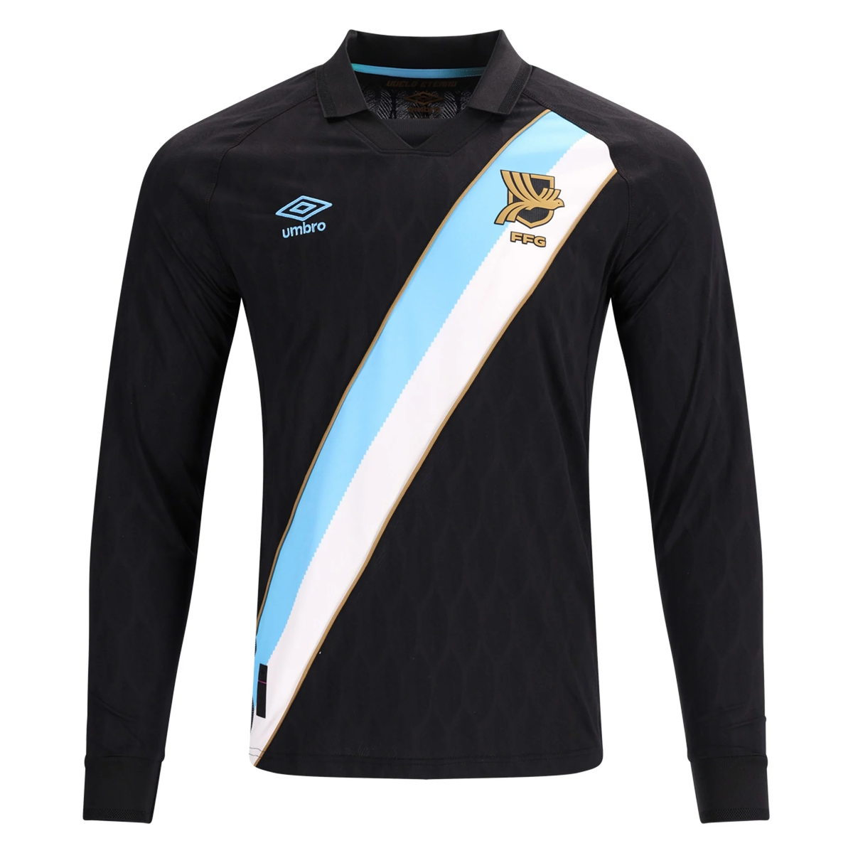 Umbro Guatemala Long Sleeve Away Jersey 2026 (Black)