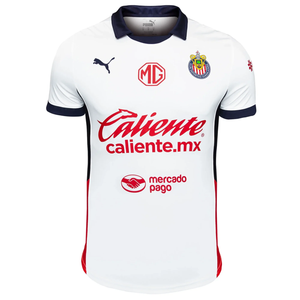 Puma Chivas Authentic Chicharito Away Jersey w/ Liga MX Patch 24/25 (Puma White)