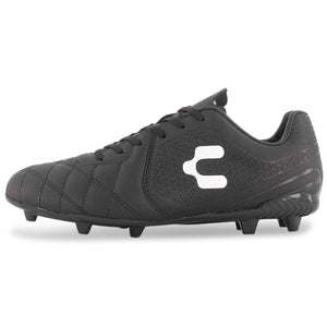 Charly Legendario 2.0 LT Firm Ground Soccer Cleats (Black/White)