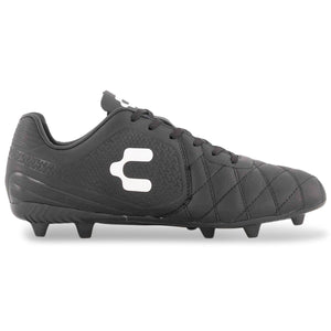 Charly Legendario 2.0 LT Firm Ground Soccer Cleats (Black/White)