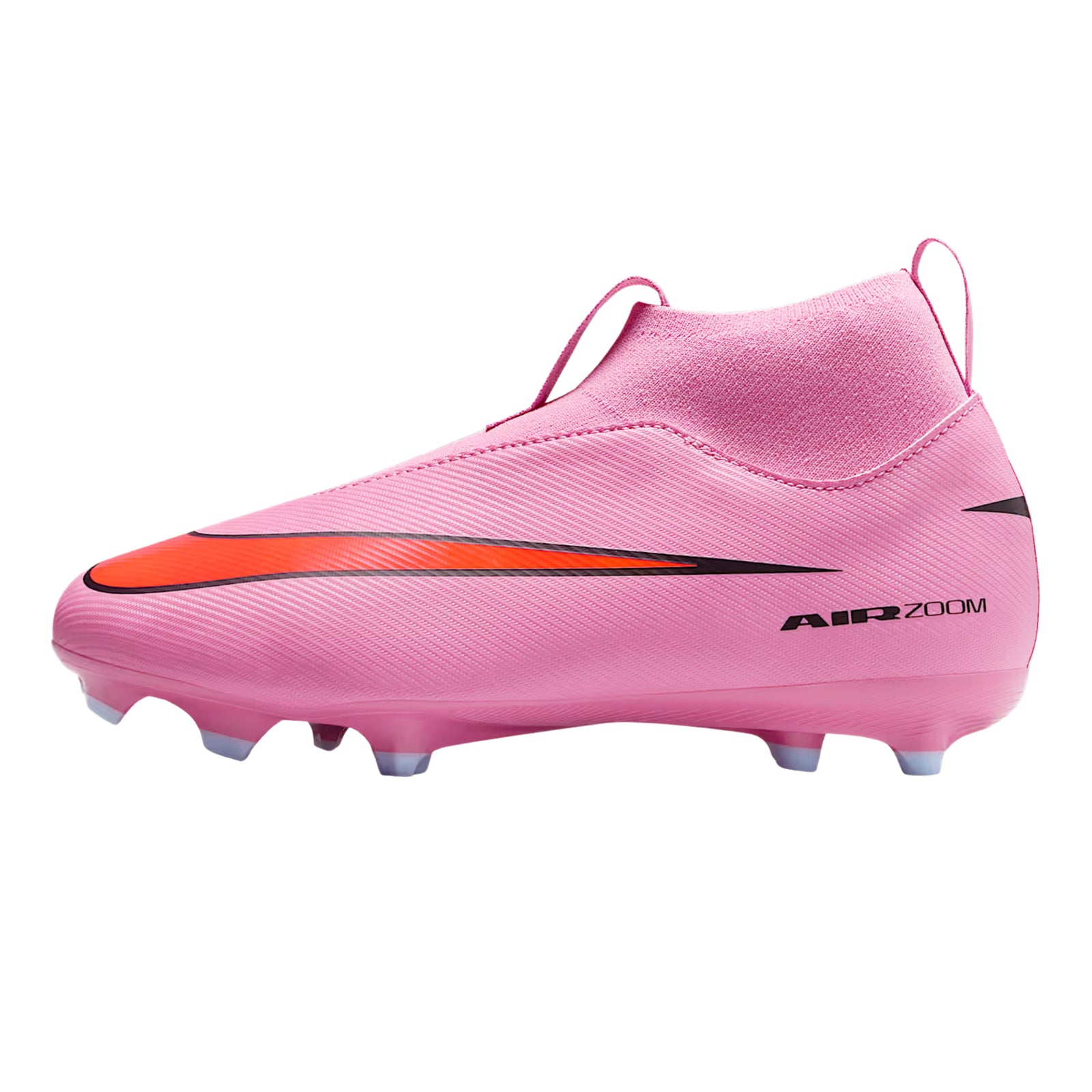 Nike Youth Jr. Mercurial Zoom Superfly 10 Academy Firm Ground/Multi Ground Soccer Cleats (Magic Flamingo/Black)