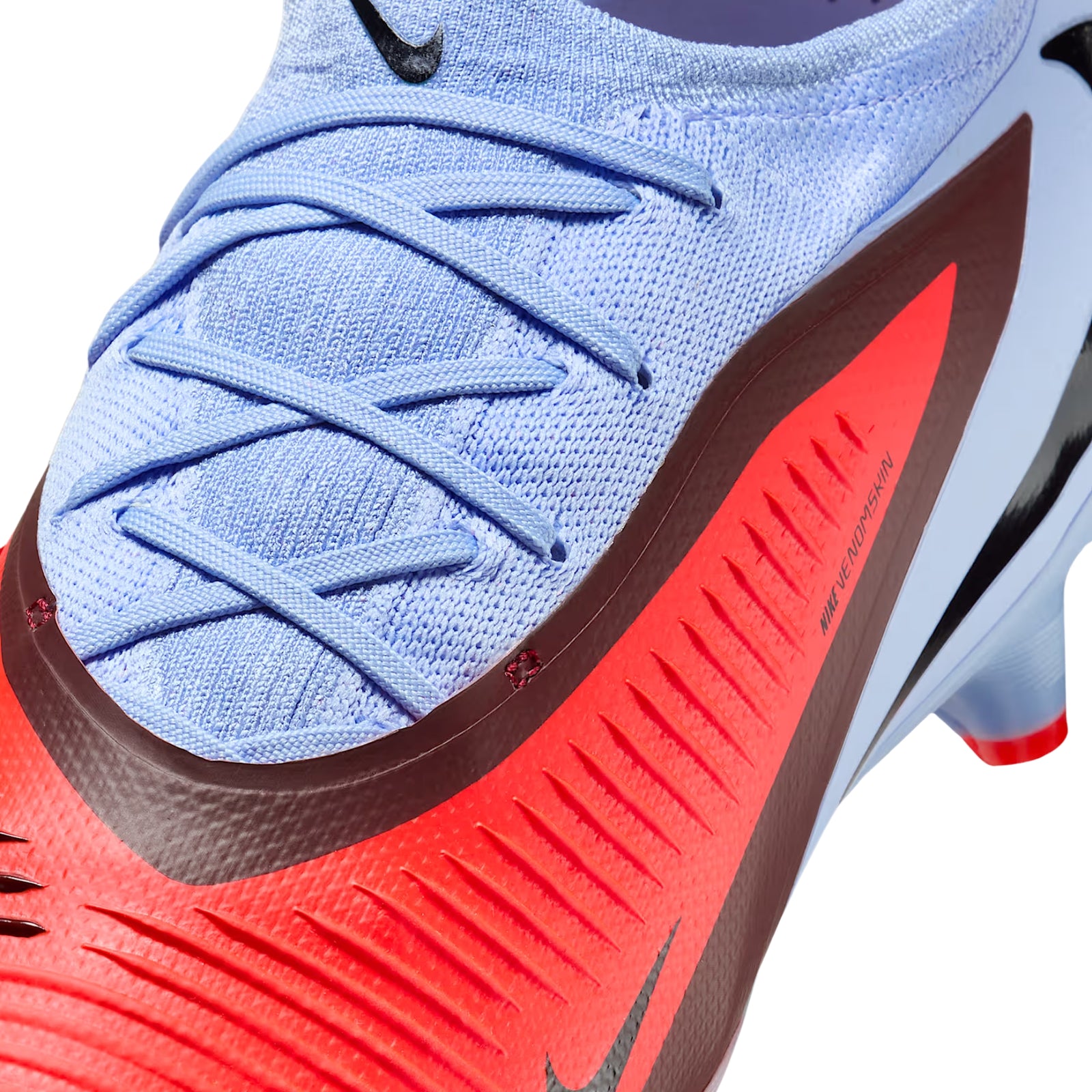 Nike Phantom 6 Low Pro Firm Ground Soccer Cleats (Royal Tint/Bright Crimson)