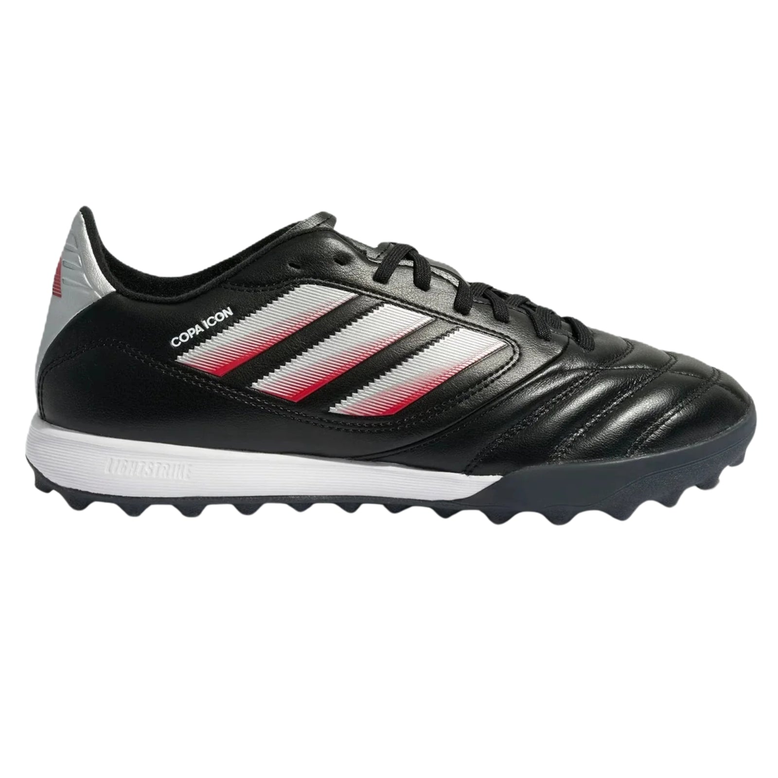 adidas Copa Icon II Pro Turf Soccer Shoes (Black/Red/Silver Metallic)