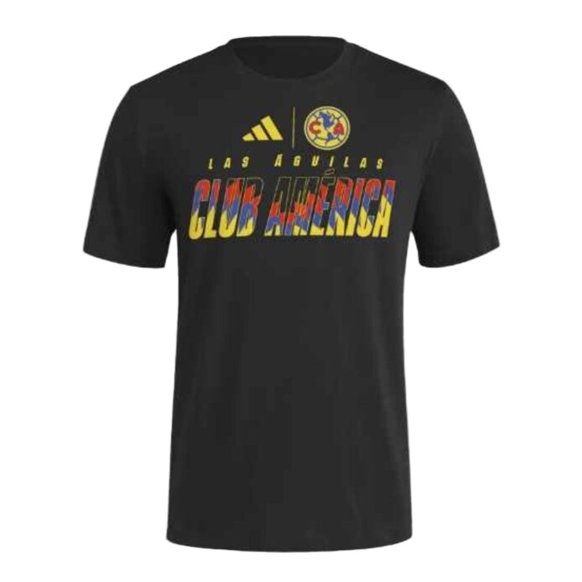 adidas Club América 25/26 Lettering T-Shirt (Black)