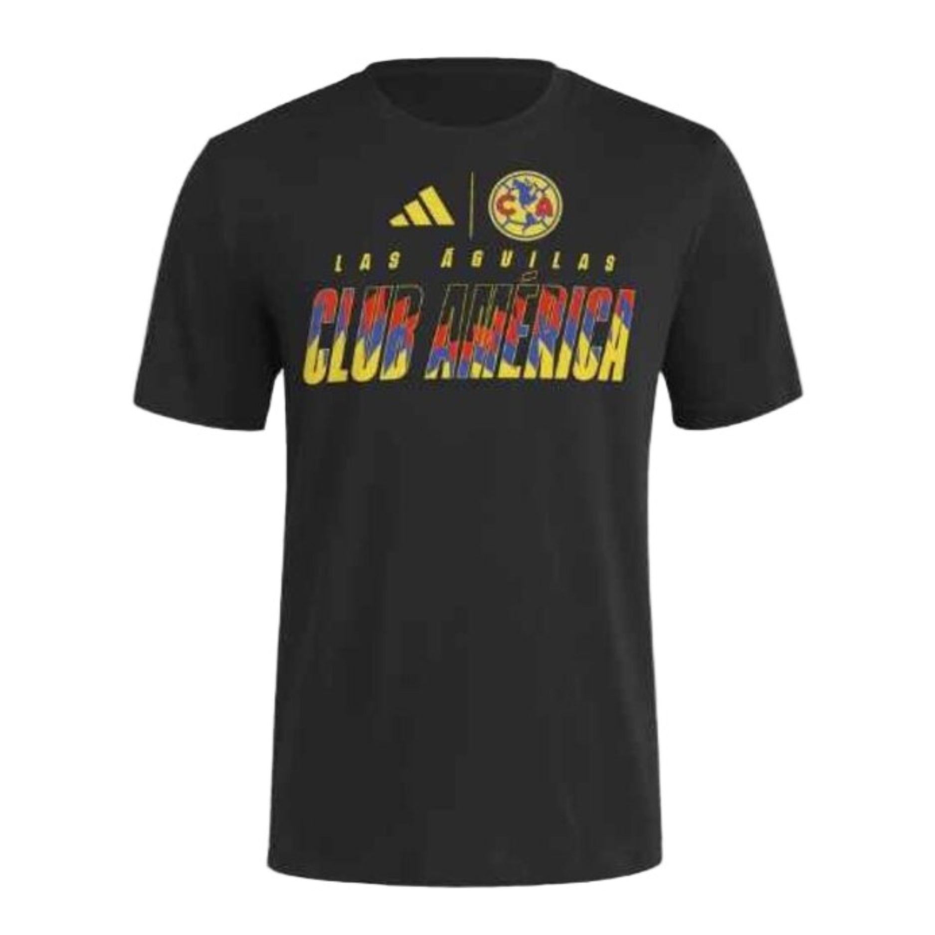 adidas Club América 25/26 Lettering T-Shirt (Black)