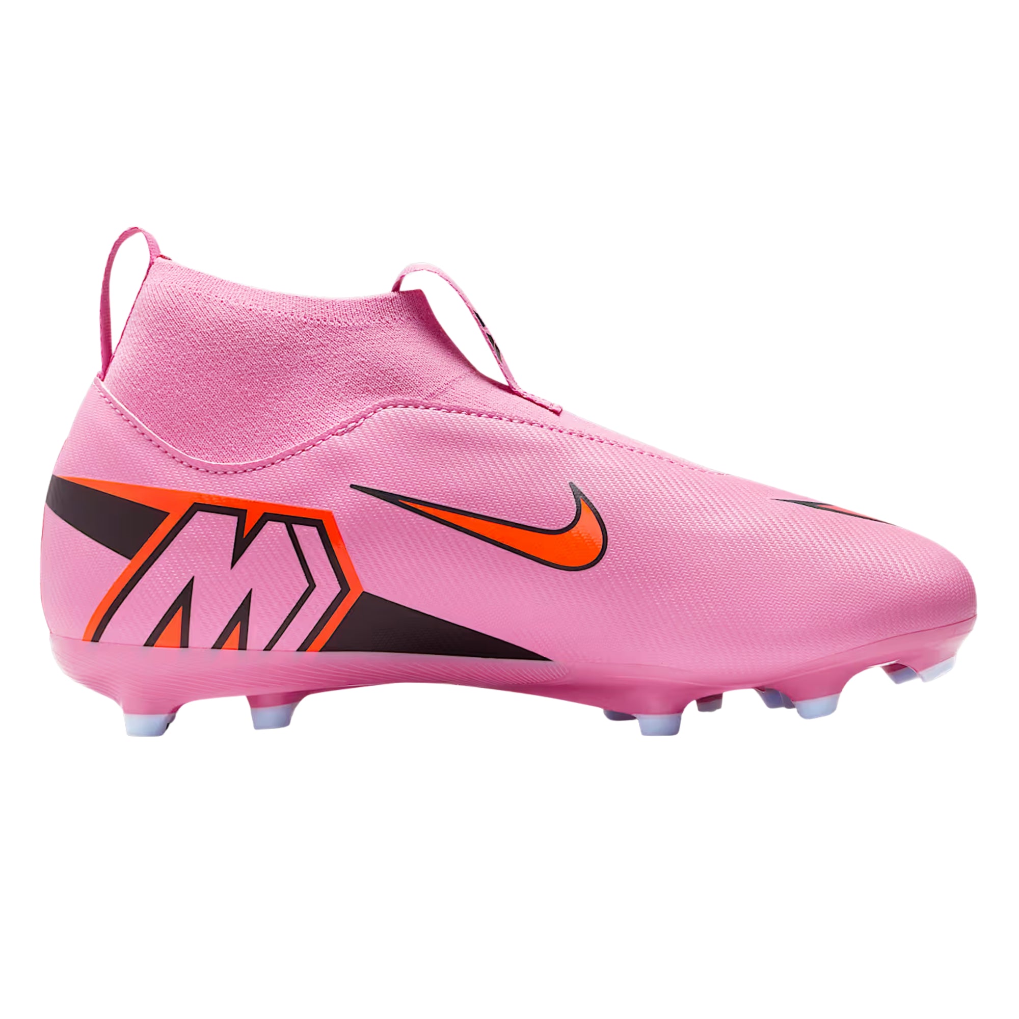 Nike Youth Jr. Mercurial Zoom Superfly 10 Academy Firm Ground/Multi Ground Soccer Cleats (Magic Flamingo/Black)