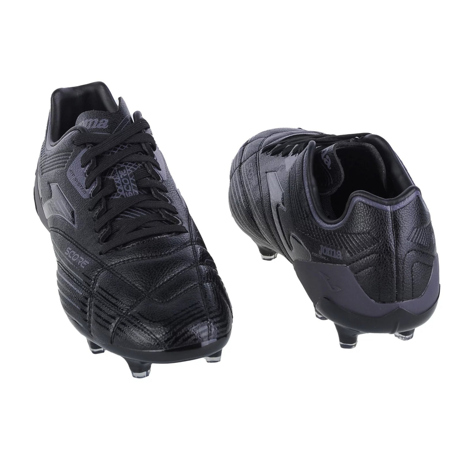 Joma Score 2301 Firm Ground Soccer Cleats (Black)