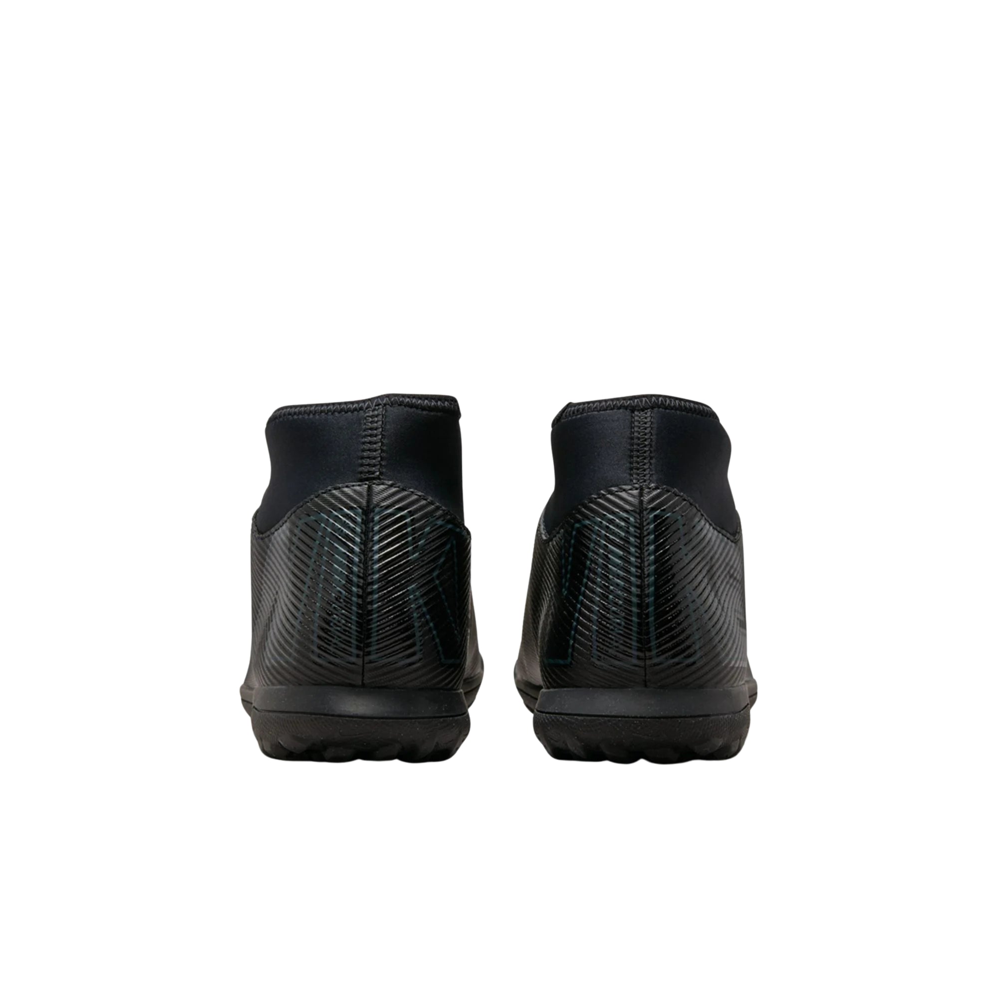 Nike Youth Jr. Superfly 10 Club Turf Soccer Shoes (Black/Black)