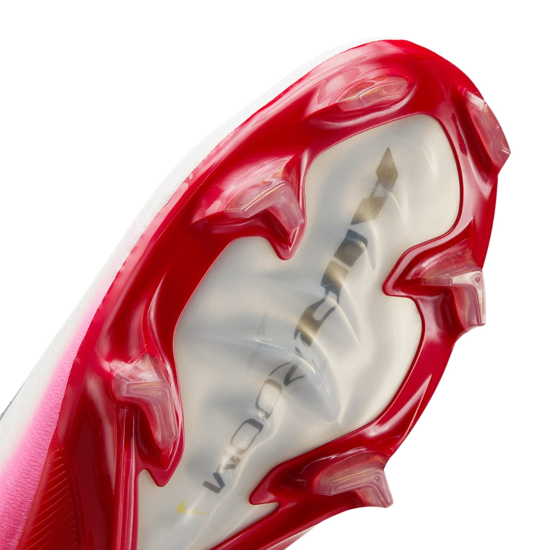 Nike Zoom Vapor 16 Elite LV8 Firm Ground Soccer Cleats (University Red/Dark Obsidian)