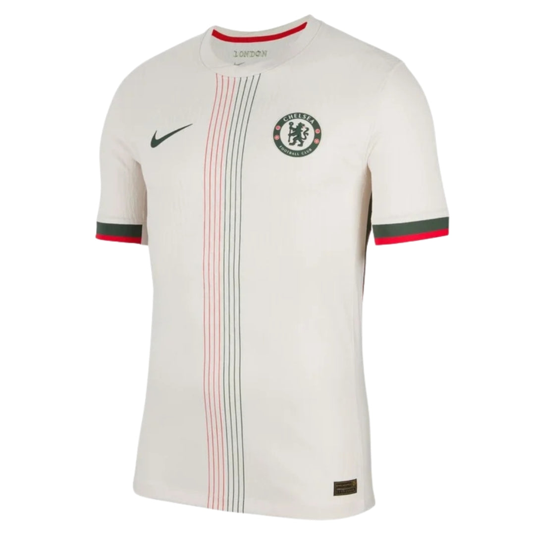 Nike Chelsea 25/26 Authentic Away Jersey (Phantom/Speed Red/Galactic Jade)